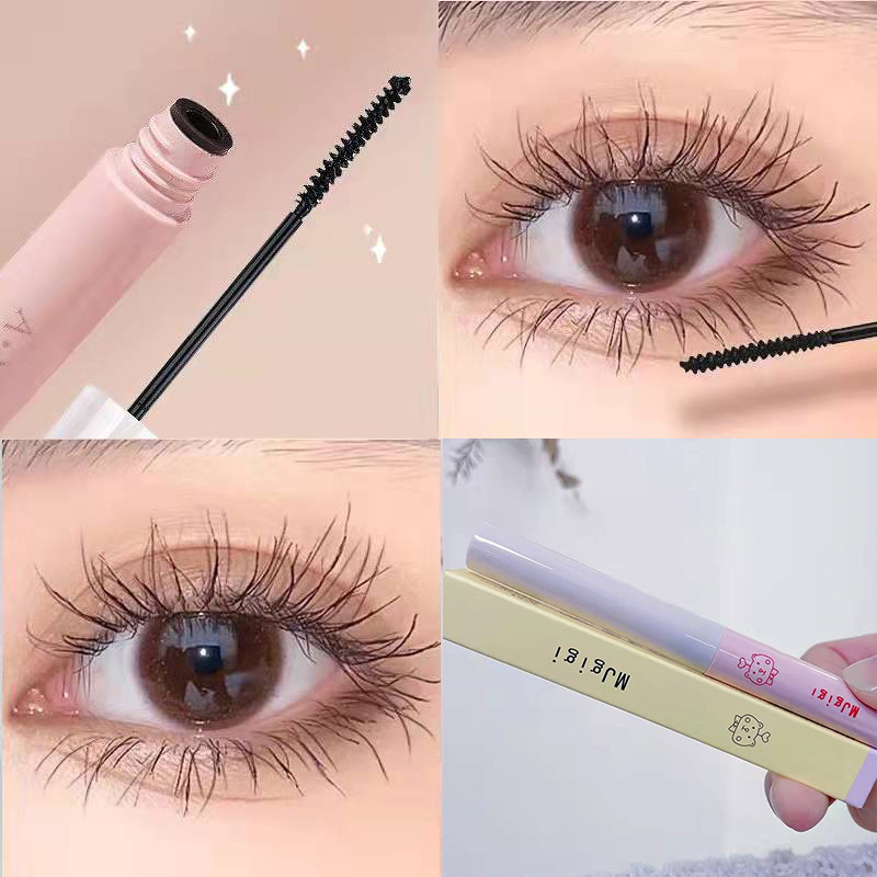 Best of Ultra-fine Mascara Curling Thick Lengthening Eyelash Mascara Waterproof Non-smudge Brown Natural Curl Mascara Reviews & Tips