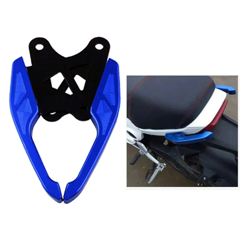CNC Aluminum Motorcycle Passenger Rear Grab Bar Rear Seat Rail Kit Accessories for Monster-795 YG125 WJ125