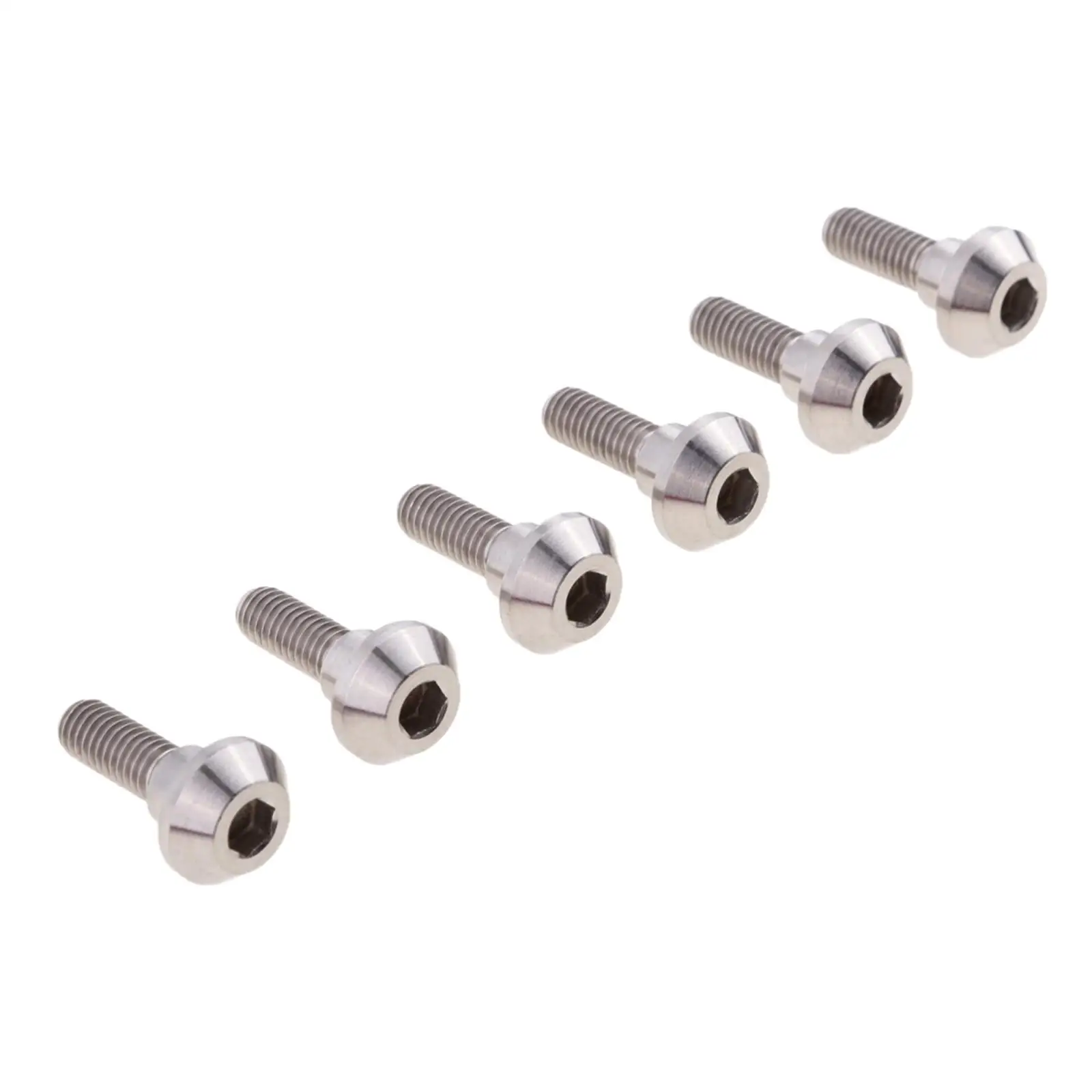12 Pieces M6x20mm Titanium/Ti Disc Brake Rotor Bolts for 1