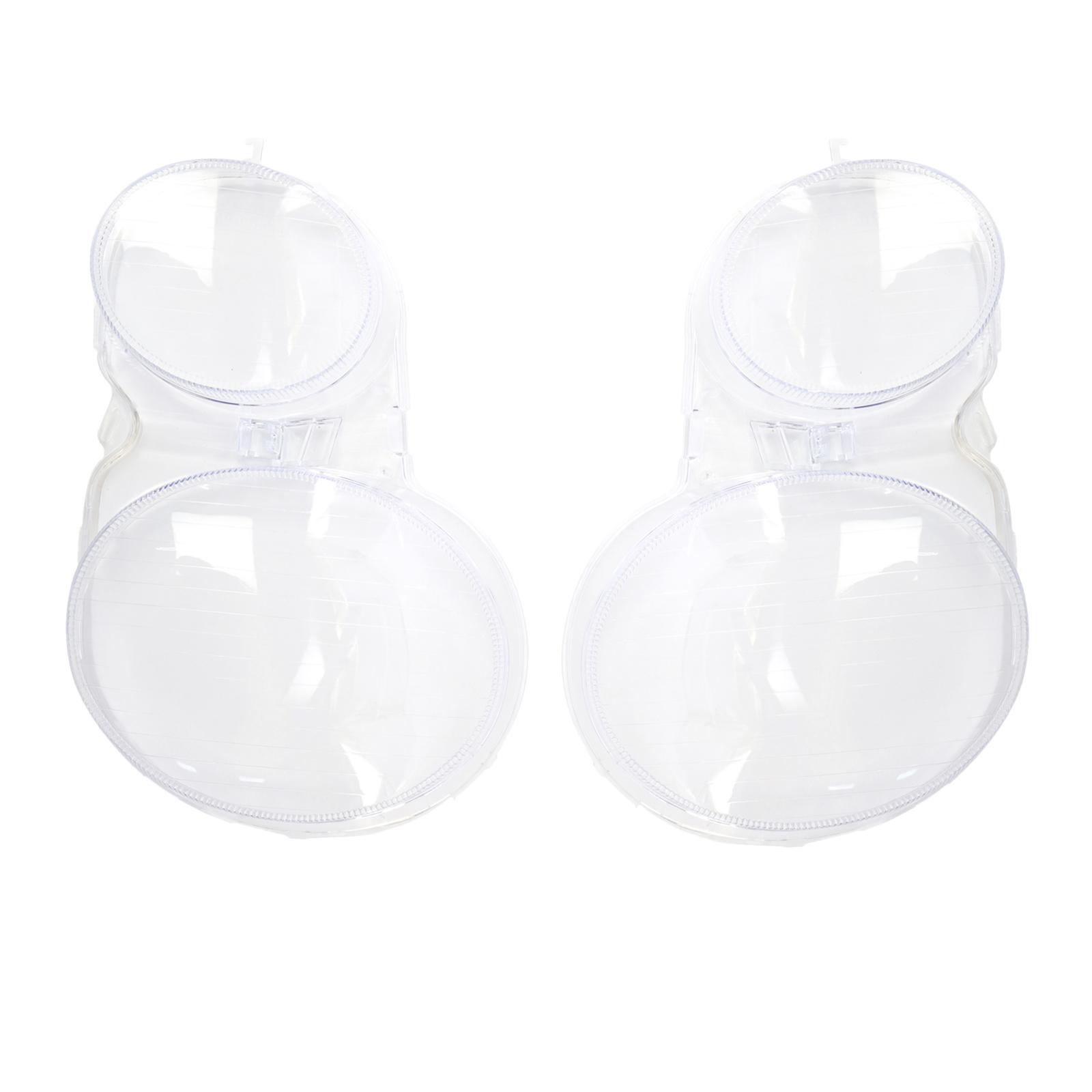 2pcs Car Headlight Cover ,Accessories Replaces, Transparent Spare Parts, Shell Guards for   E420 E55 E430
