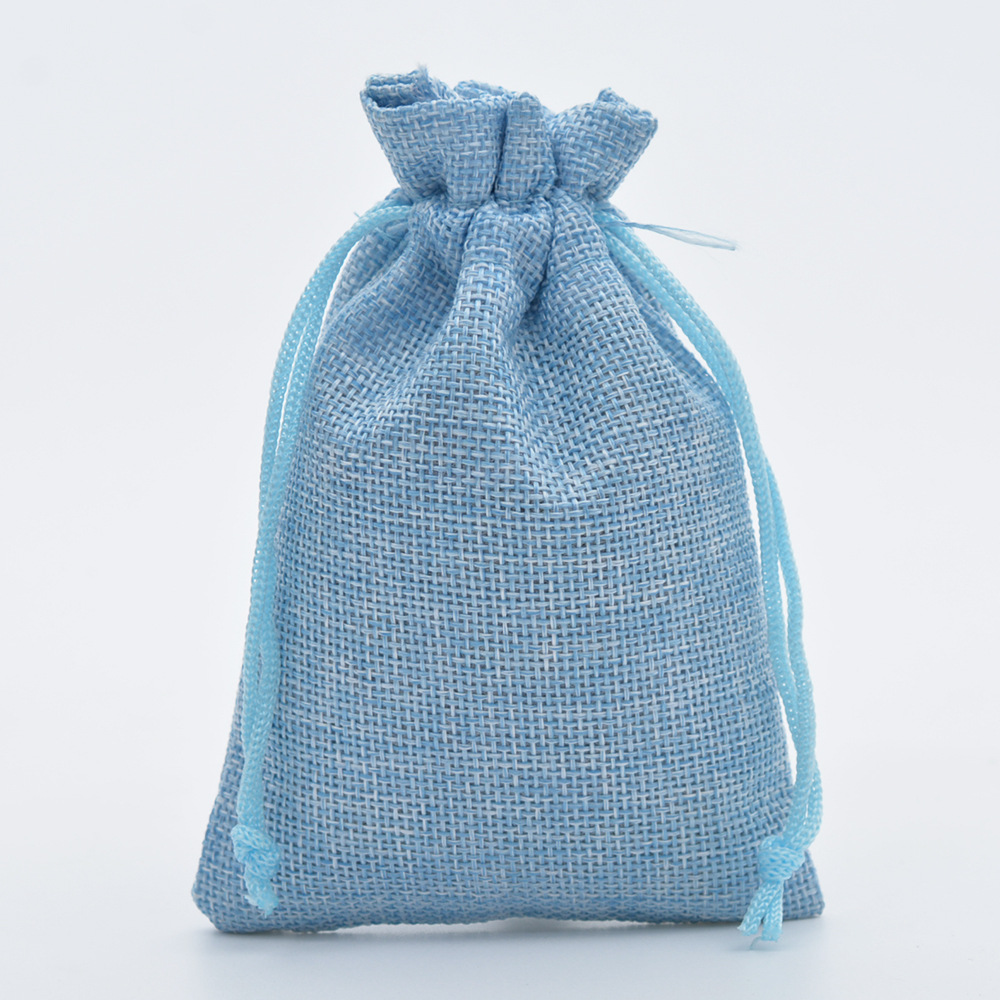 5 Stück Multisize Jute Sackleinen Leinen Kordelzug Tasche Weihnachten Halloween Geschenktüten Hochzeit Geburtstag Party Süßigkeiten Schokolade Verpackungsbeutel – Detail 21