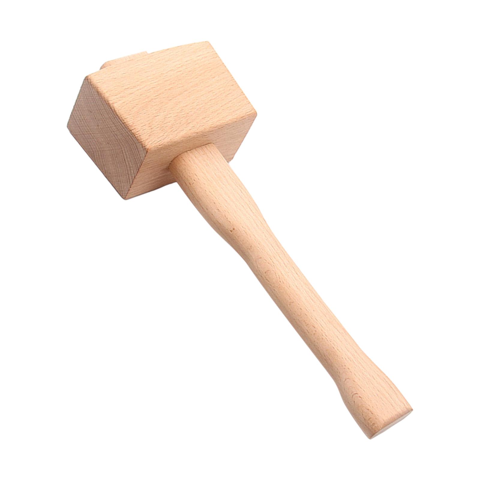 Description Picture 5 of itemSolid Beech Hammer Carpenter Wood Carving Mallet Smooth Surface Leathercraft and Woodworking Tool Hammer Handle