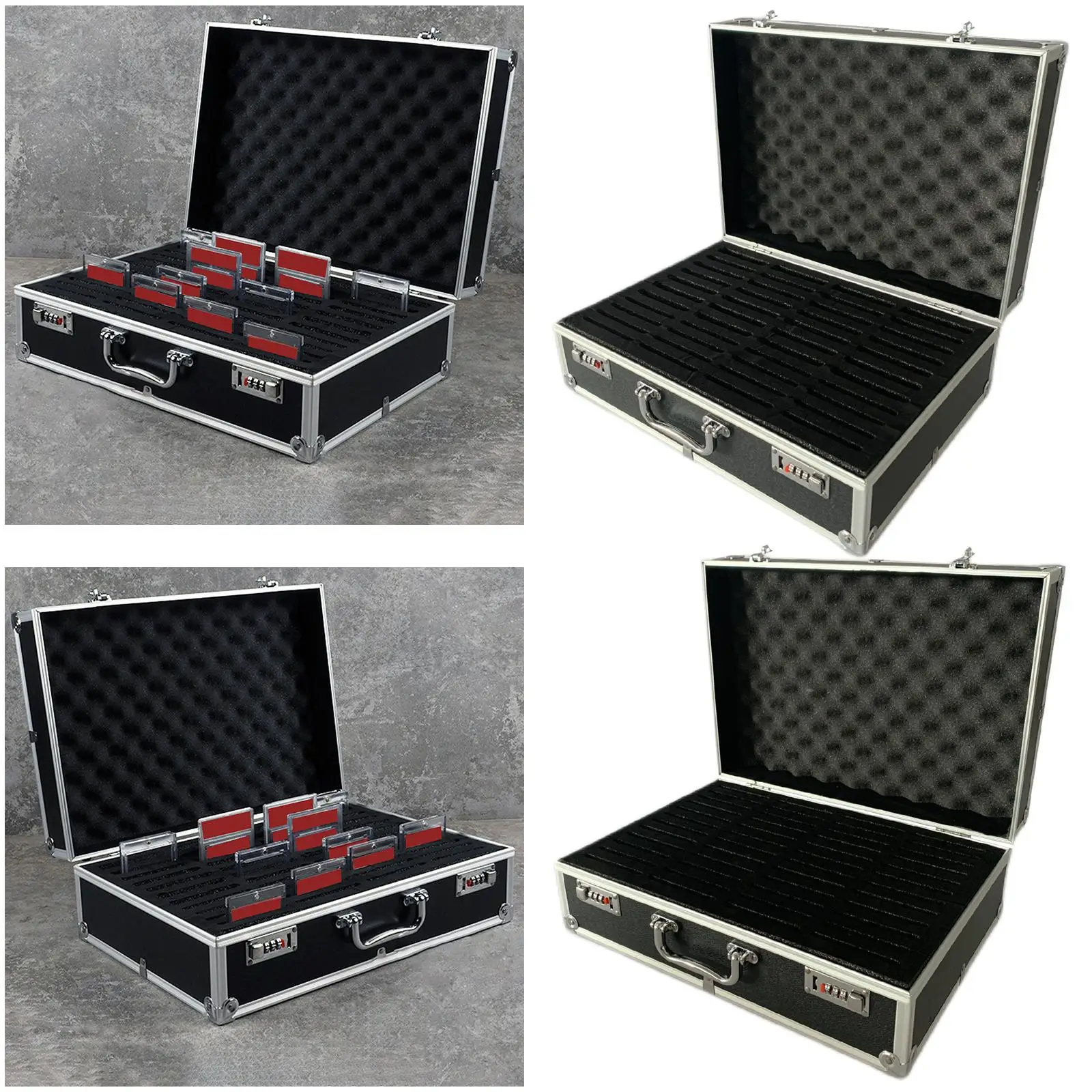 Foam Padding Game Card Case Easy to Carry Organizer Durable for Bgs PSA Card
