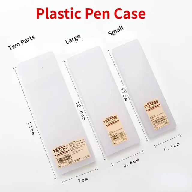 MUJI PEN CASE COMPARISON // Polypropylene (Large) vs. Mesh Pen Case with  Pocket 