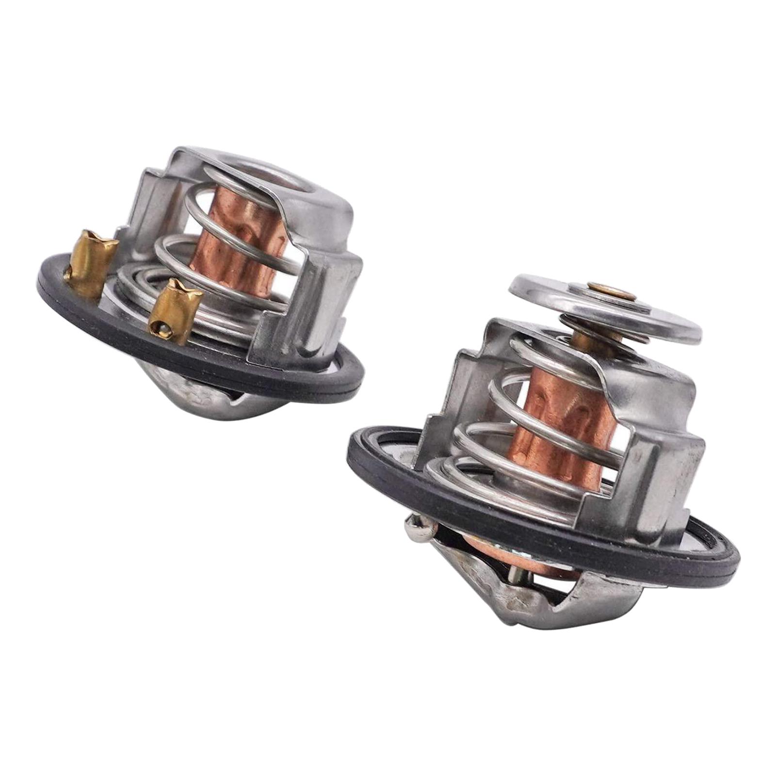 2Pcs 97241129 Housing Assembly Engine Coolant Thermostat 97241130 Fits for Chevrolet  3500 Classic 2007 V8 6.6L