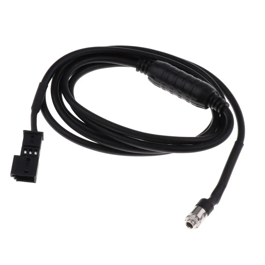 130cm AUX Auxiliary Audio Input Adapter Cable 3.5mm Jack for 02-06 for bmw
