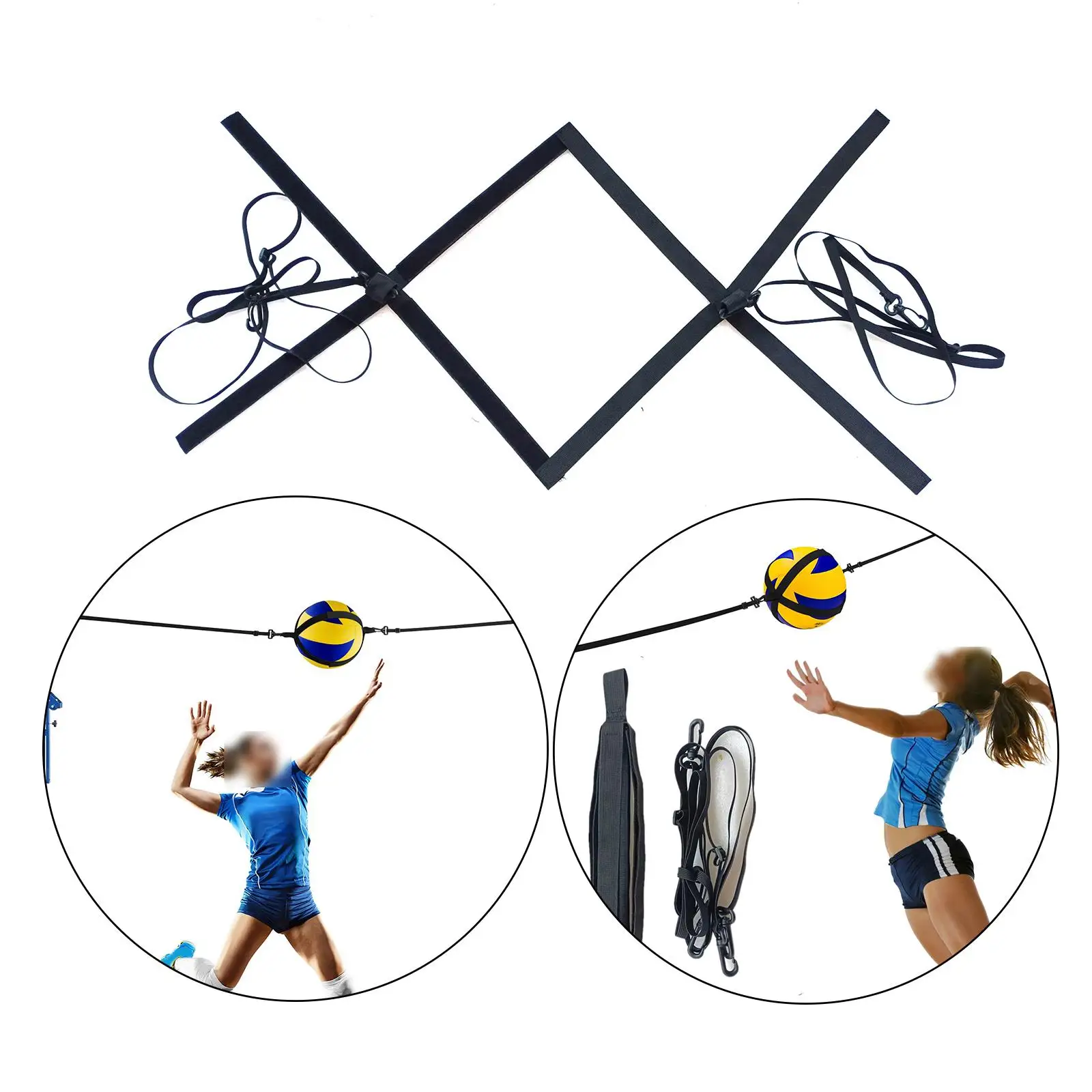 Volleyball Training Equipment Solo Trainer Practice Beginners Practicing