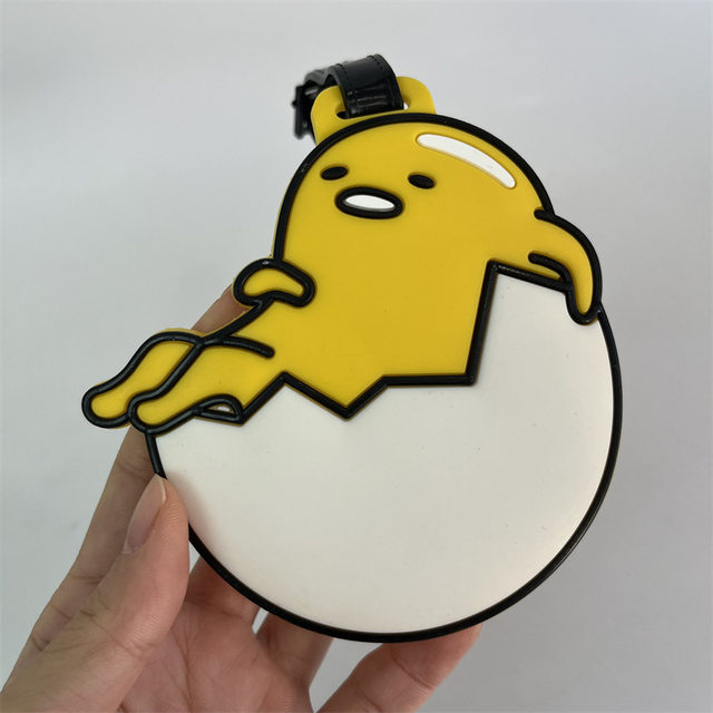 New Sanrio Cute Gudetama Luggage Travel Accessories Tag