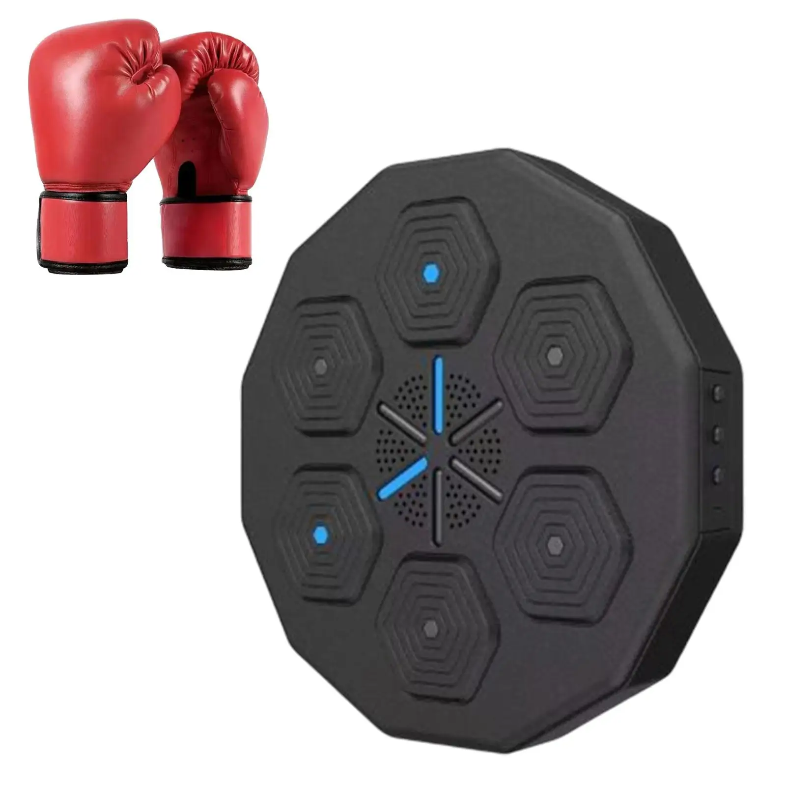 Electronic Music Boxing Machine Wall Mount Adults and Kids Sports Training Rhythm Musical Target Improves Perception Reaction