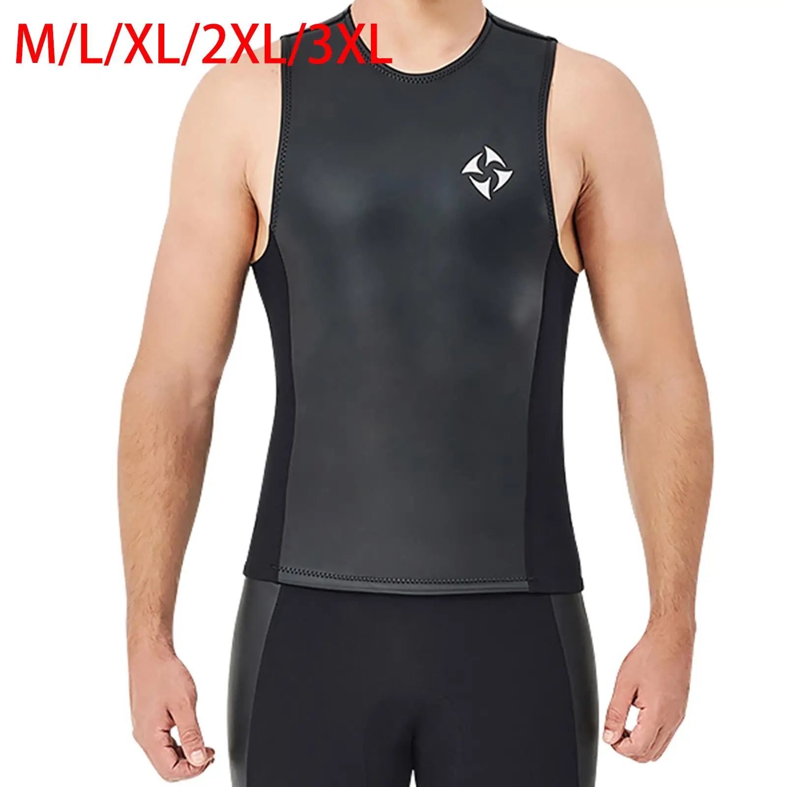 Wetsuit Vest 2mm Neoprene Top Sleeveless for Men Diving Surfing Swimming Sailing