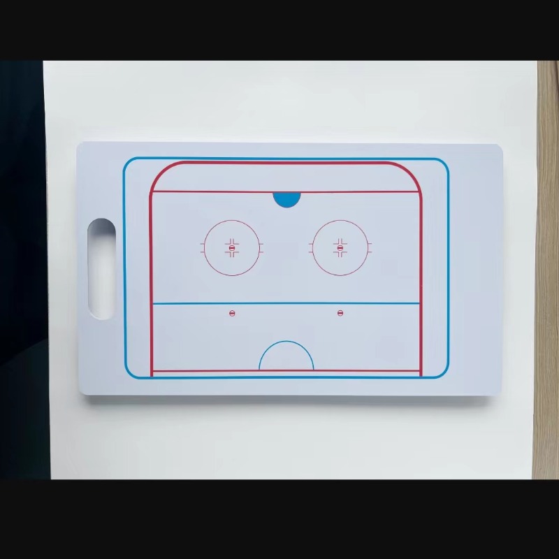 Description Picture 3 of itemIce Hockey Tactic Board PVC Wear-resistant Puck Training Match Coaching Clipboard Portable Ice Hockey Strategy Board Coach Gear