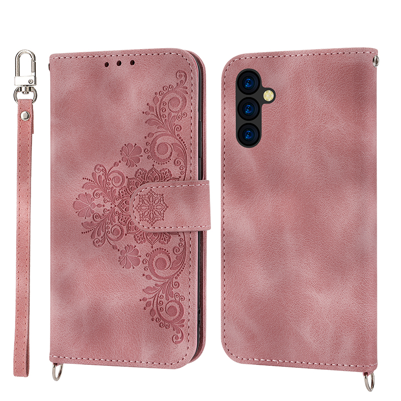 Flip-Ledertasche für Samsung Galaxy S25 Edge S24 S23 FE S22 Ultra S21 S20 Plus S10 S9 Plus Note 20 Ultra Card Solt Wallet Cover – Detail 4