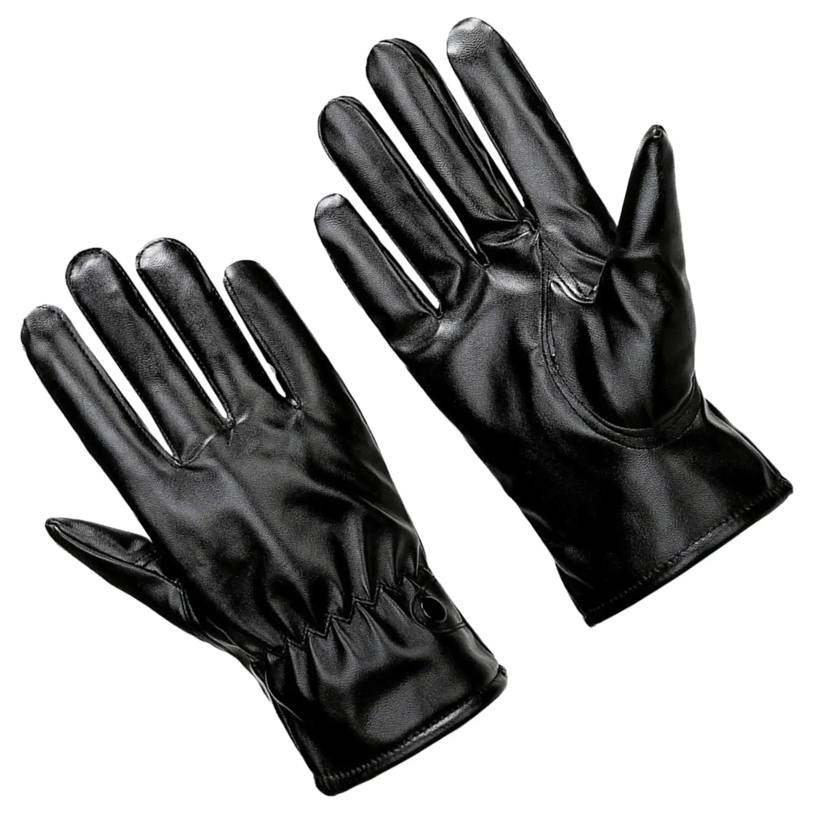 Winter Gloves Men PU Leather Driving Gloves Elegant Comfortable Multipurpose for Driving, Motorcycle, Cycling