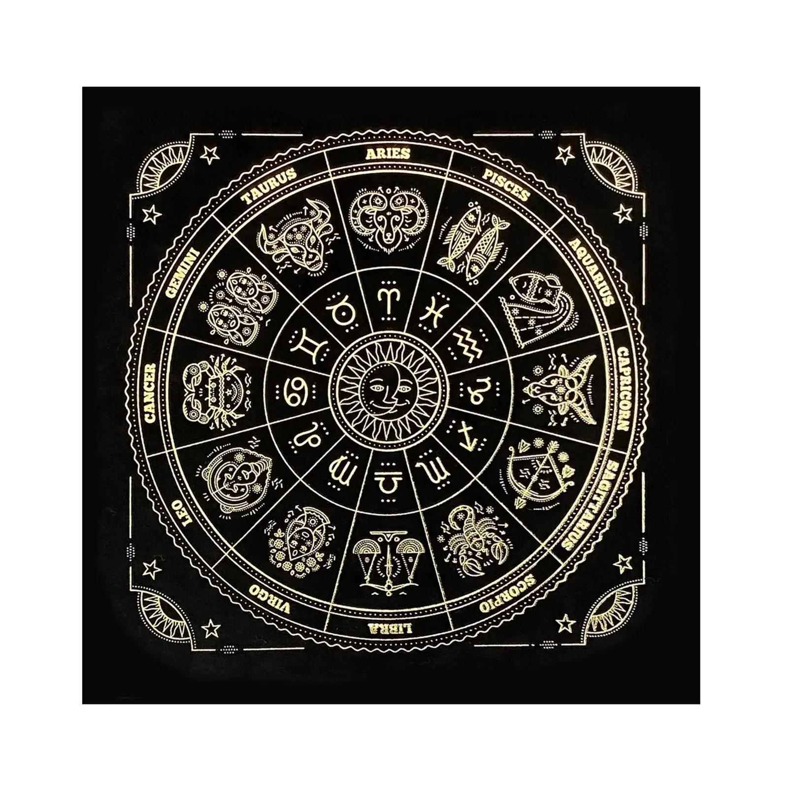 Altar Card Cloth Board Game Oracle Cards Pad Tapestry Velvet Divination Cloth Astrology Divination Cards Table Cloth