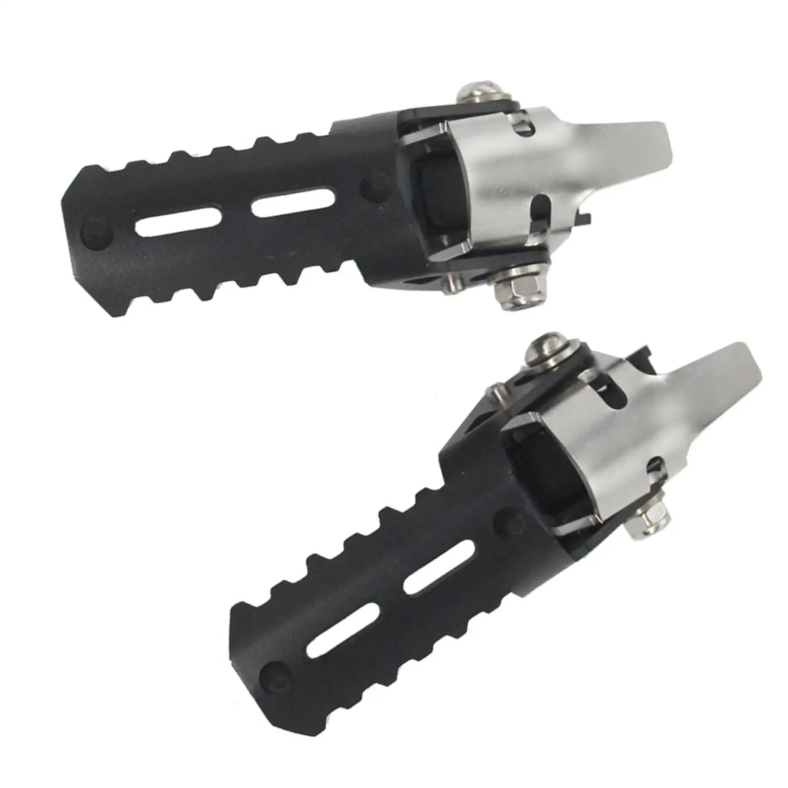 Highway Front Foot Pegs Folding Footrests Clamps for R1250GS R 1250 GS Accessories