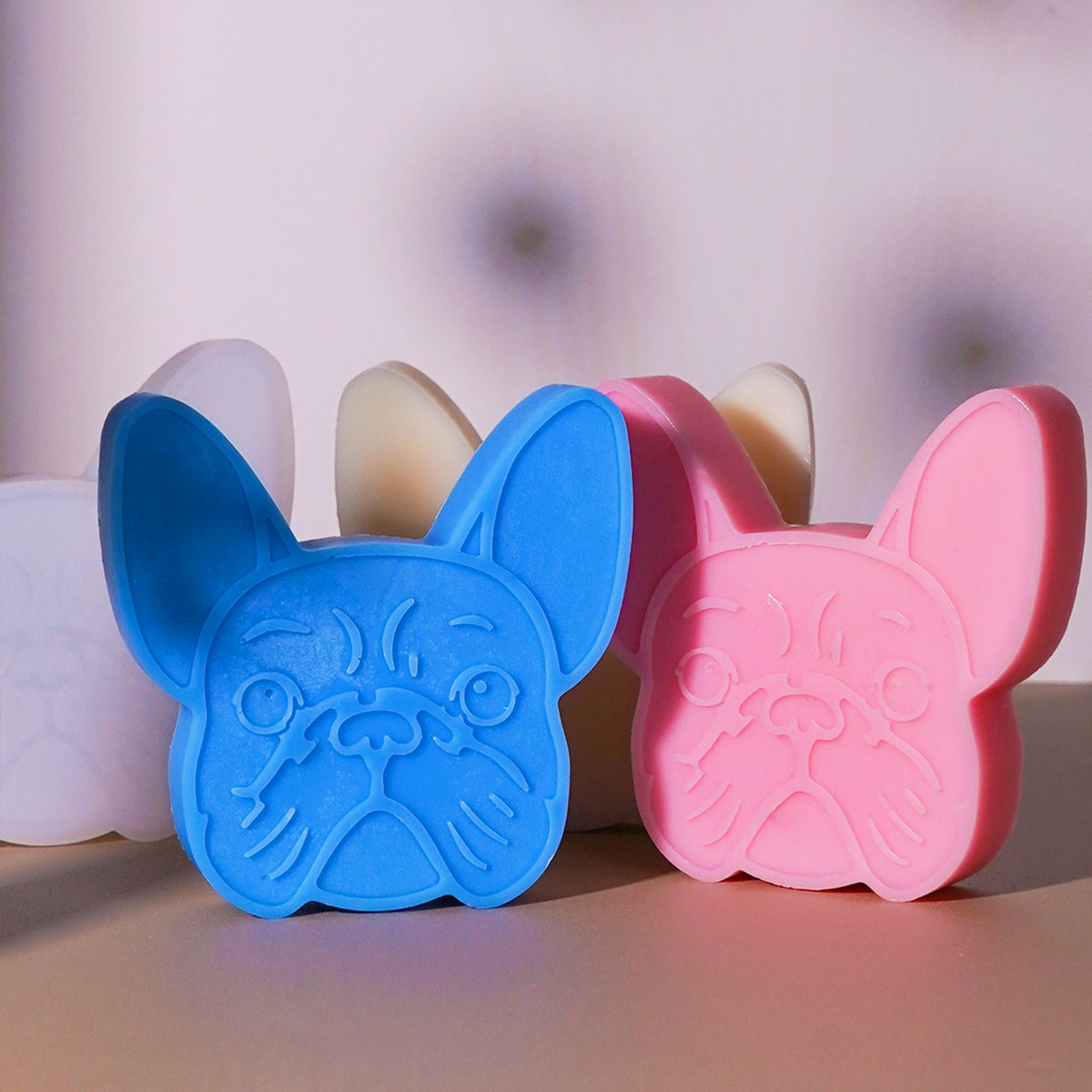 Description Picture 6 of itemFrench Bulldog Shape Candle Silicone Mould Animal Dog Handmade Soap Resin Making Puppy Chocolate Cake Ice Cream Decor Gifts