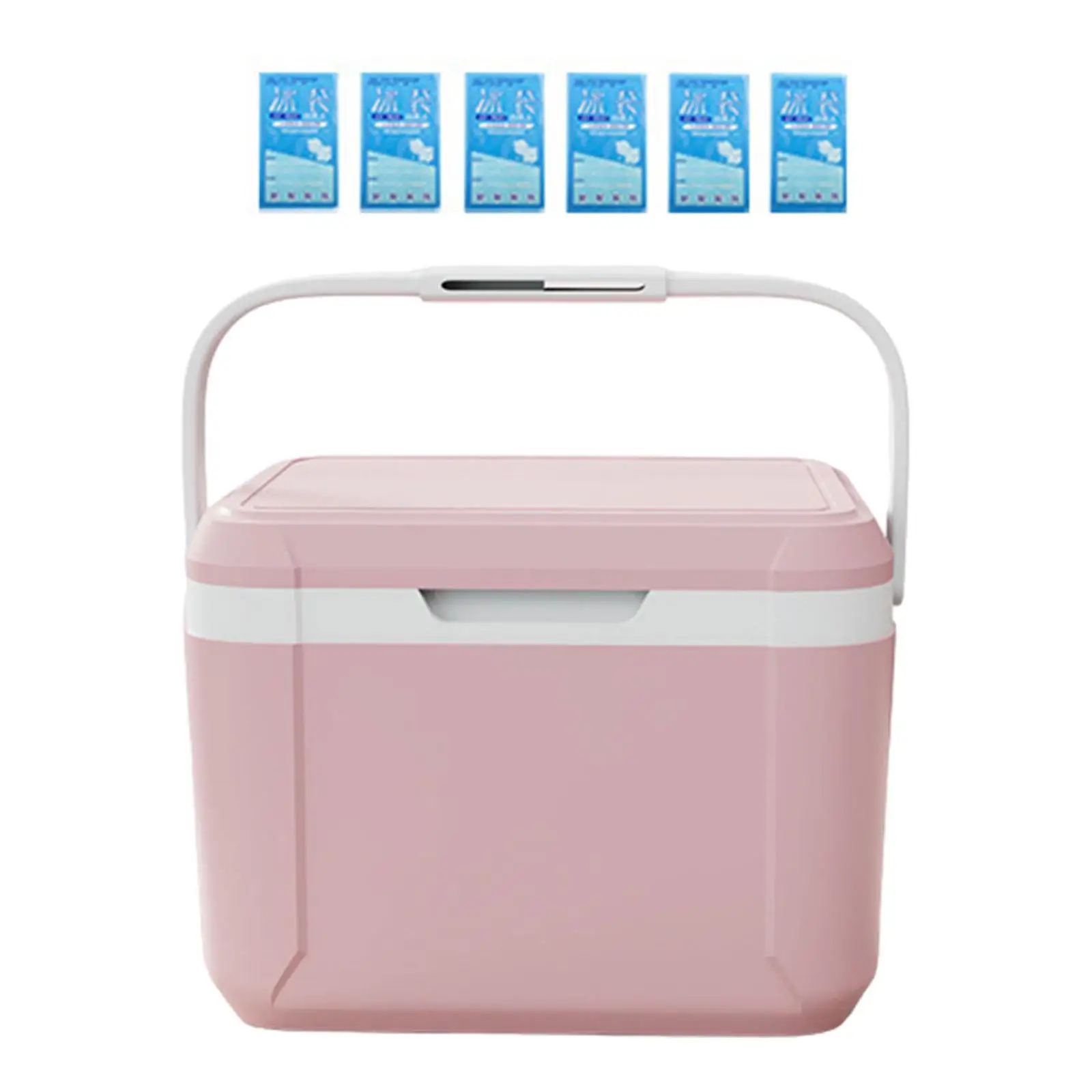 Insulated Cooler Box Car Refrigerator Household Portable Ice Bucket Ice Retention Cooler Hard Cooler for Barbecue Beach Party
