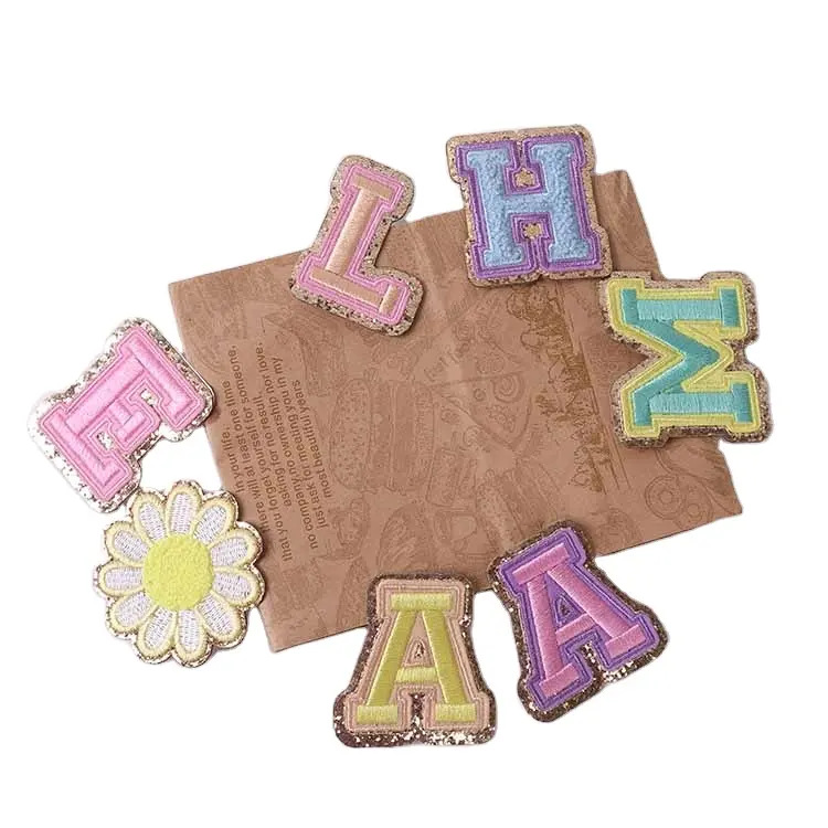 Description Picture 4 of item6cm A-Z Felting Sticker Towel English Letter Patches for Clothes Embroidery Appliques Clothing Name Diy Craft Accessories