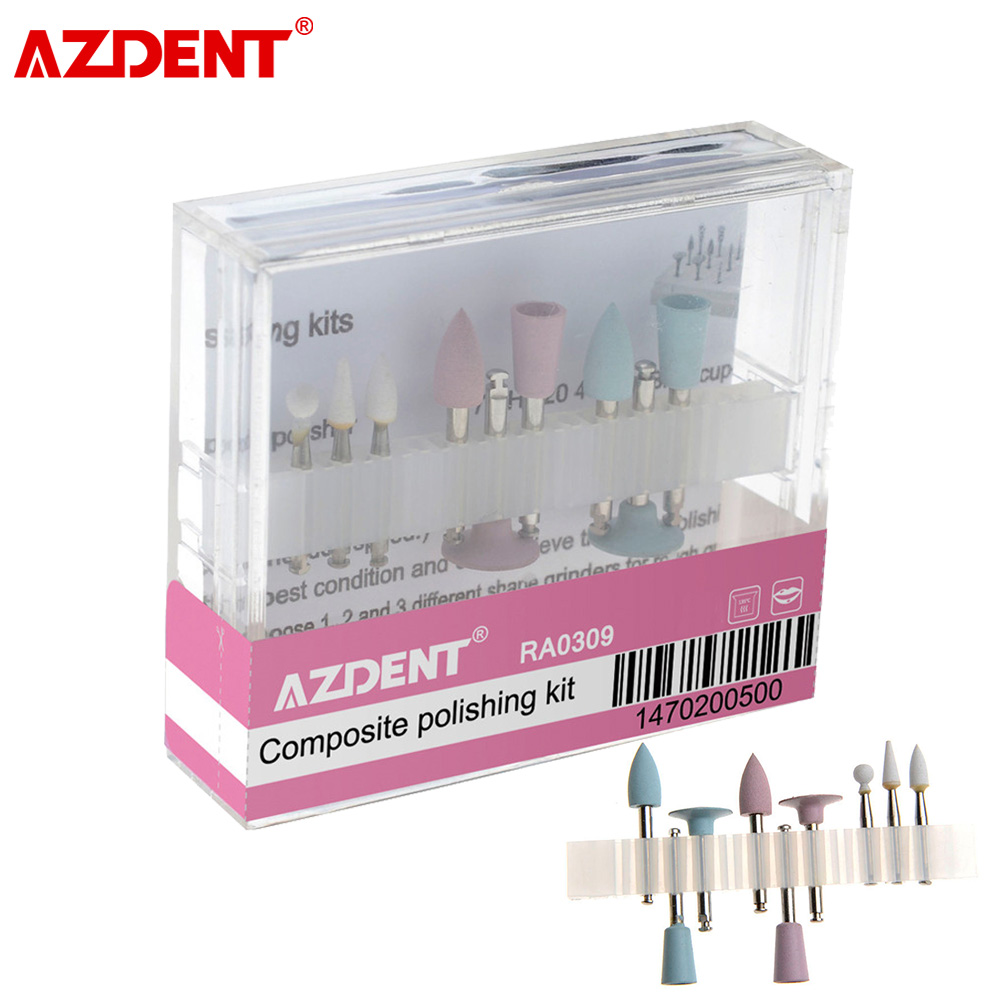 Best of AZDENT 9pcs / Box Dental Composite Polishing For Low Speed Handpiece Contra Angle Kit RA0309 Resin Sanding Polishing Set Reviews & Tips