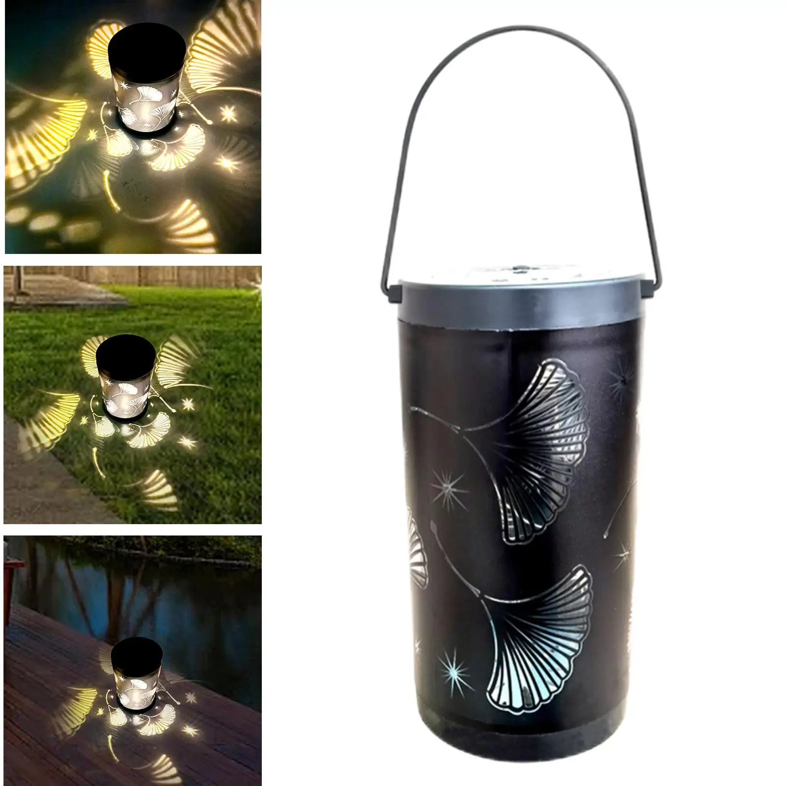 Plastic Solar Lantern Garden Lights Table Lamp Night Light Outdoor Hanging Lights, for Backyard Party