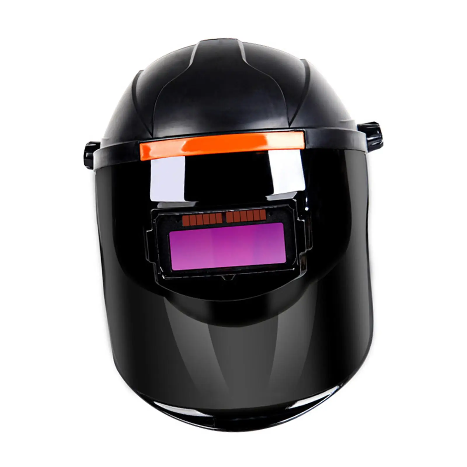 Solar Powered Auto Darkening Welding Helmet Flip Welding Mask Shade Range 9 to 13 Mig TIG ARC Use Adjustable Professional ,Black