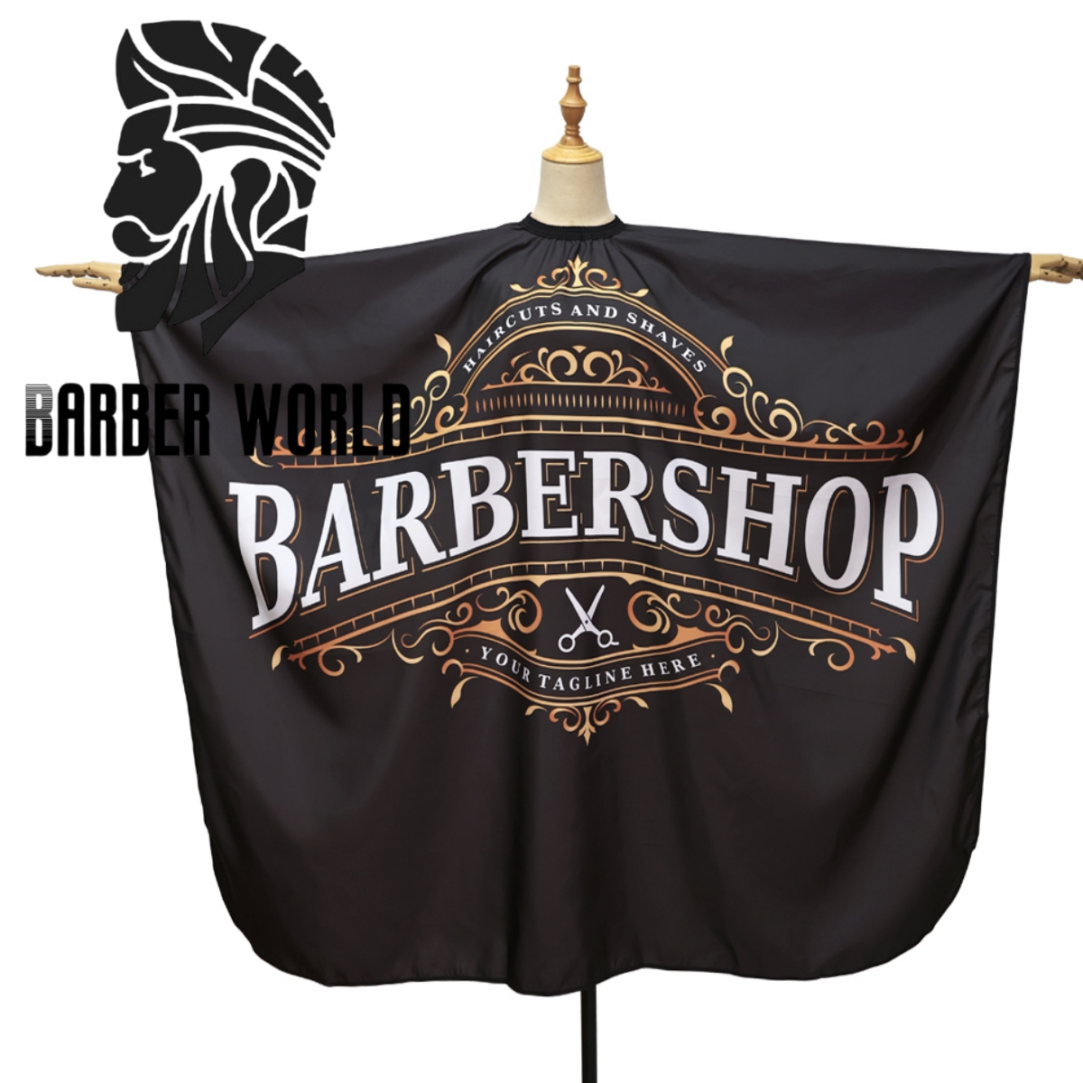 Best of Barber Hairdressing Apron Antistatic Haircut Cutting Cape Salon Hairdress Gown Thicken Fabric Barbershop Shaveing Cloth Reviews & Tips