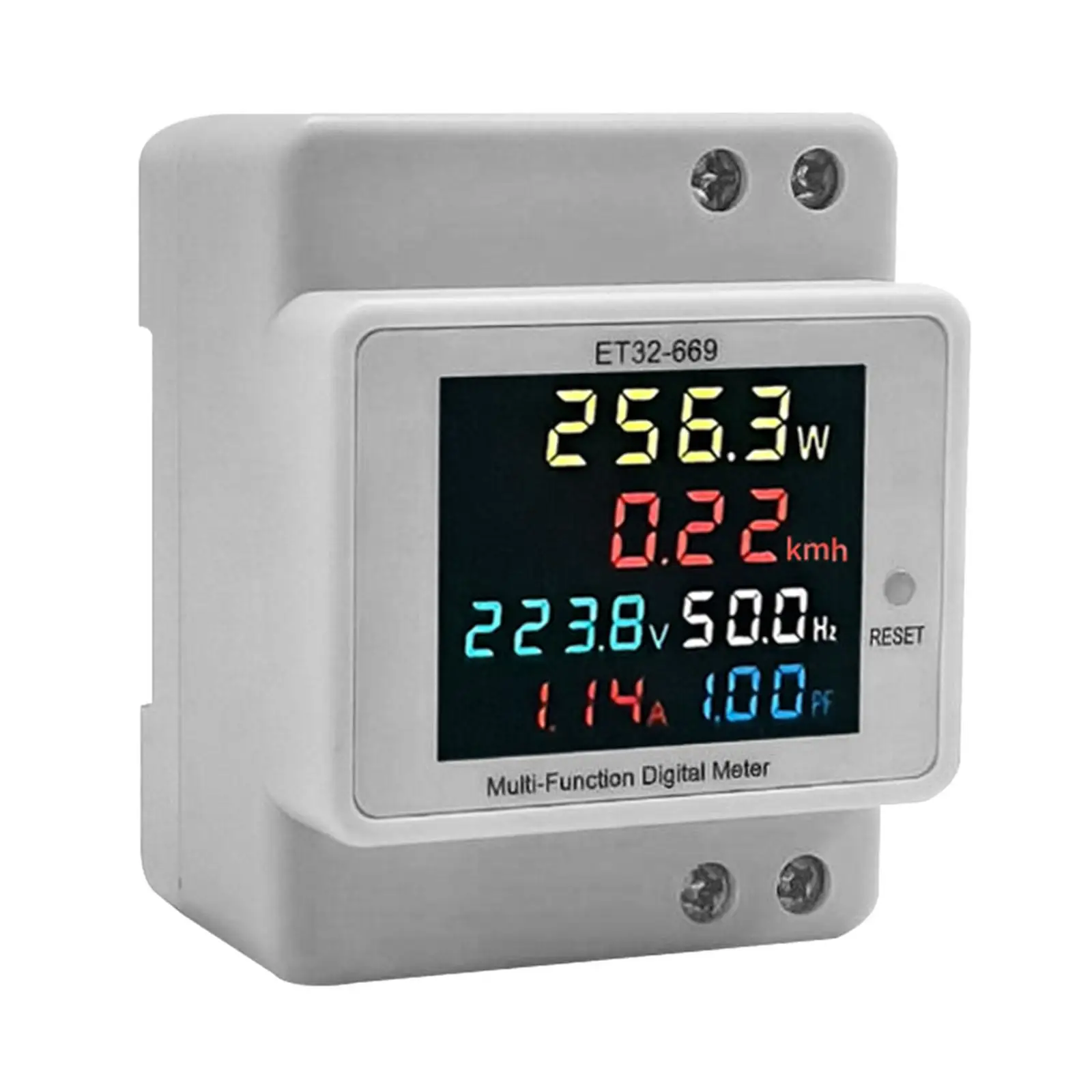 Single Phase Energy Meter LCD Display AC40-300V Rail Mounted Meter Energy Tester Household Smart Electricity Meter for Household