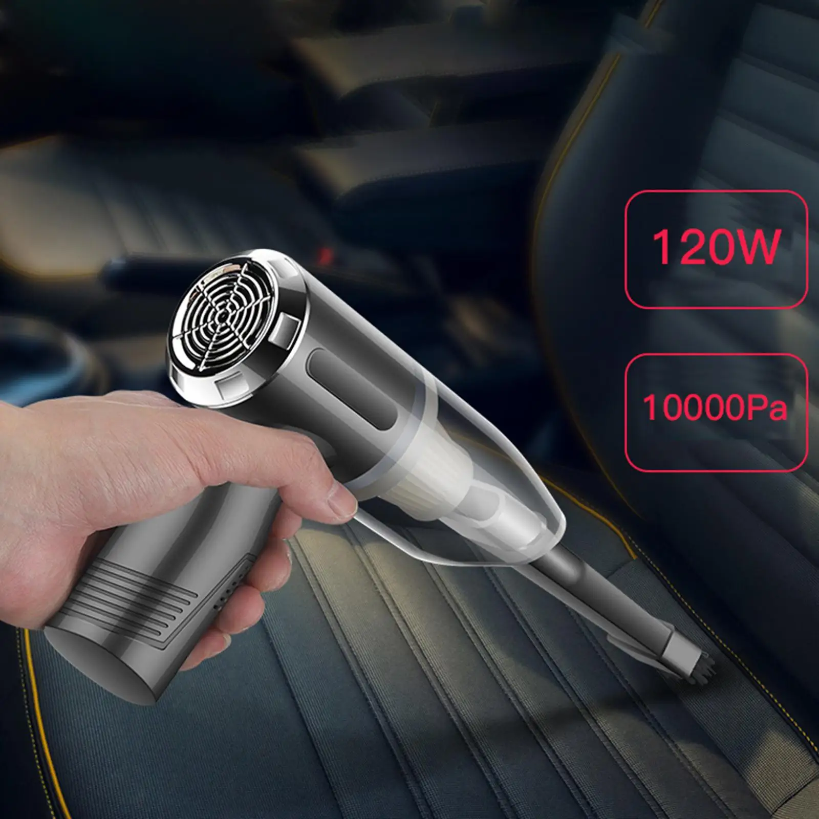 Handheld Vacuum Cleaner   Car Vacuum Cleaner Rechargeable for Car, Home, Office, Travel Cleaning