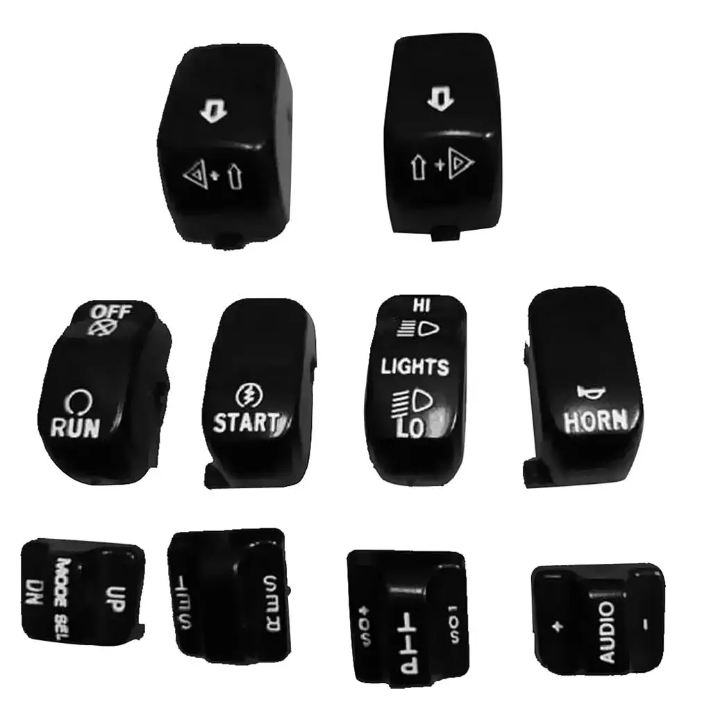 10 Pieces Replacement Hand Control Switch Housing Buttons for 1996-2013