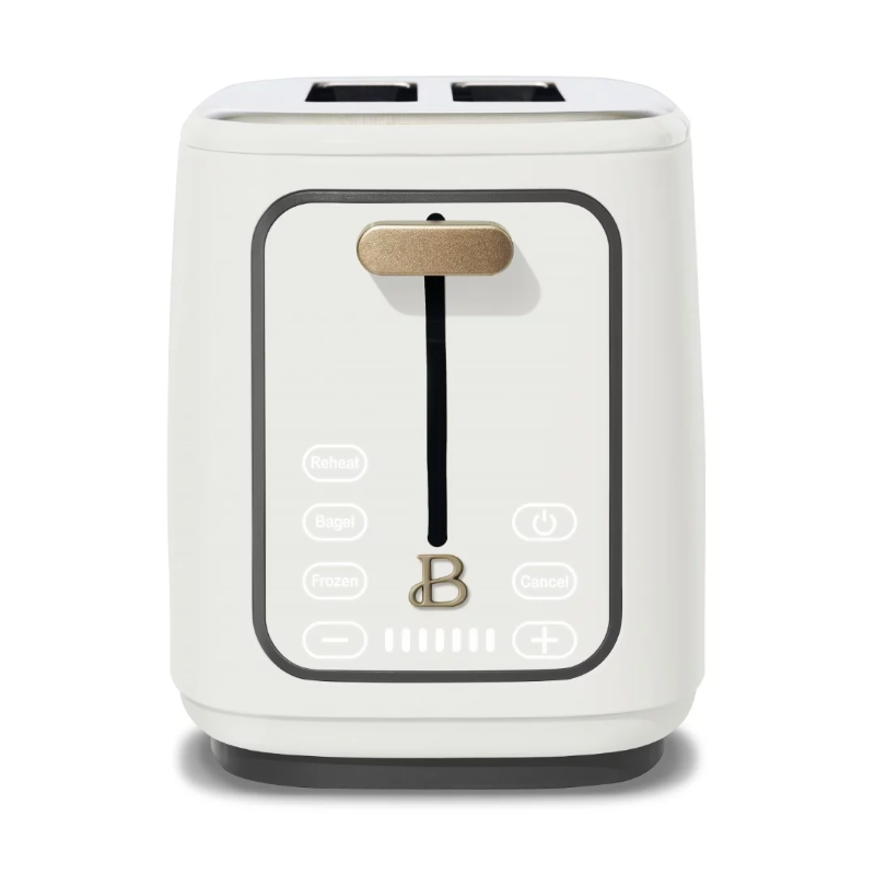 Title 1, Beautiful 2 Slice Touchscreen Toaster, White Ic...