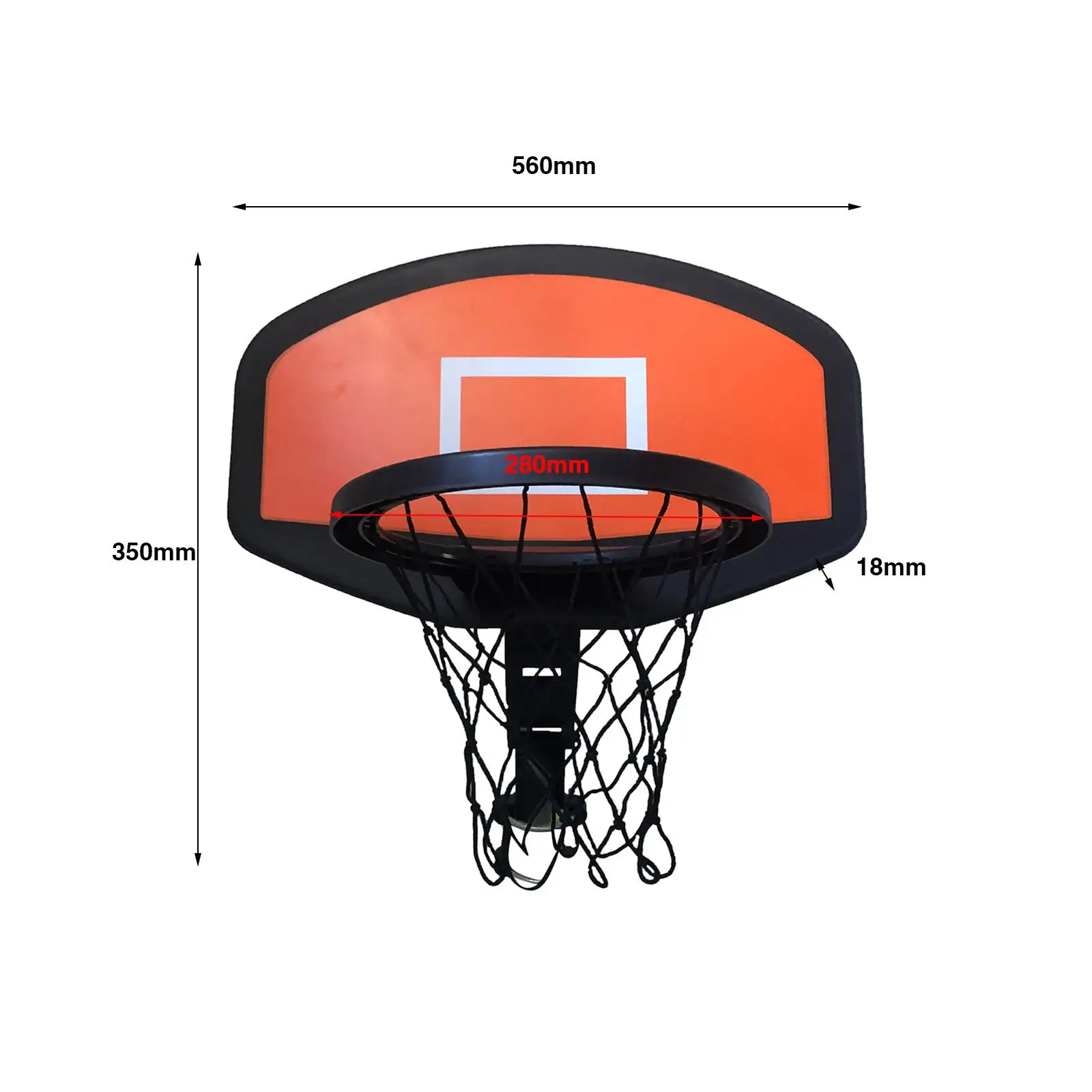 Basketball Hoop for Trampoline Trampoline Accessories Indoor Basketball Goal Universal Basketball Hoop Mounting Bracket Boys