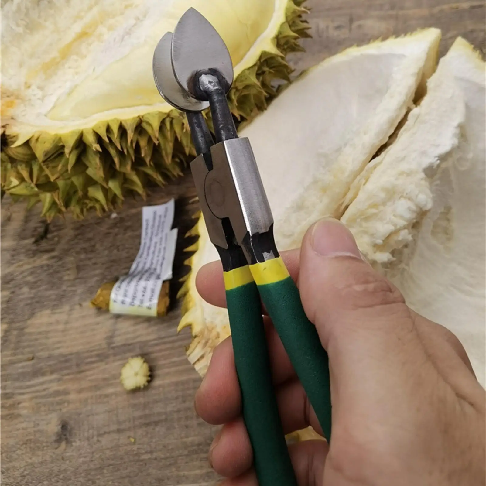Durian Peel Breaking Tool Durable Peeling Smooth Durian Opener Manual Durian Shelling Machine for Kitchen Restaurant Household