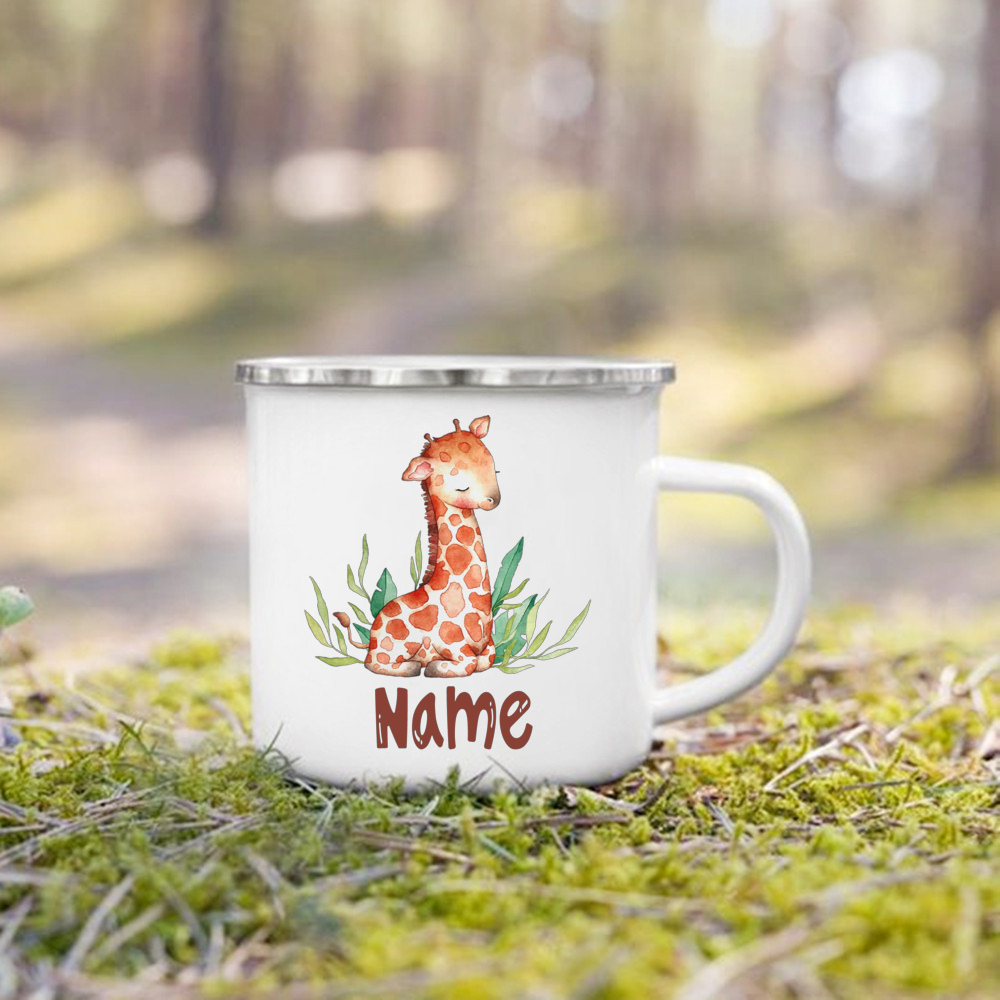 Personalized Wild Animal with Name Cup Custom Child Wild Party Juice Milk Mug Boy Girl Handle Cup Birthday Favors Gifts for Kids 11 S66134f2cd3b1478987f9d73963fe481dA