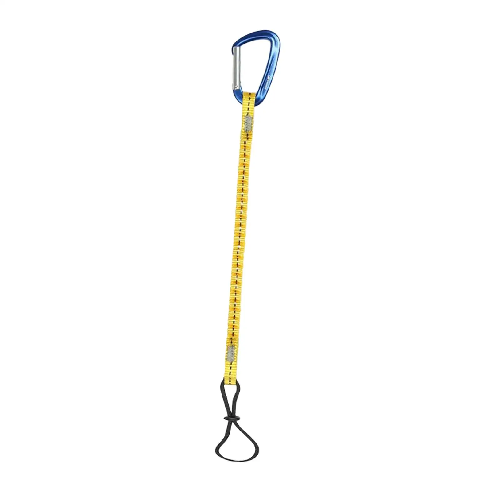 Tool Lanyard with Carabiner Attachment Retractable Elastic Rope High Strength