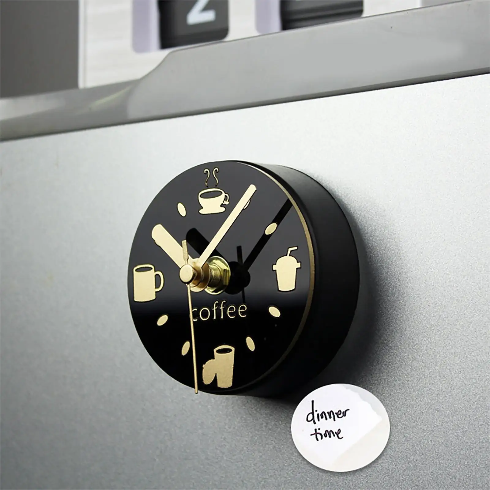 Fridge  Clock Decorative Creative ic Sticker Refrigerator Decor