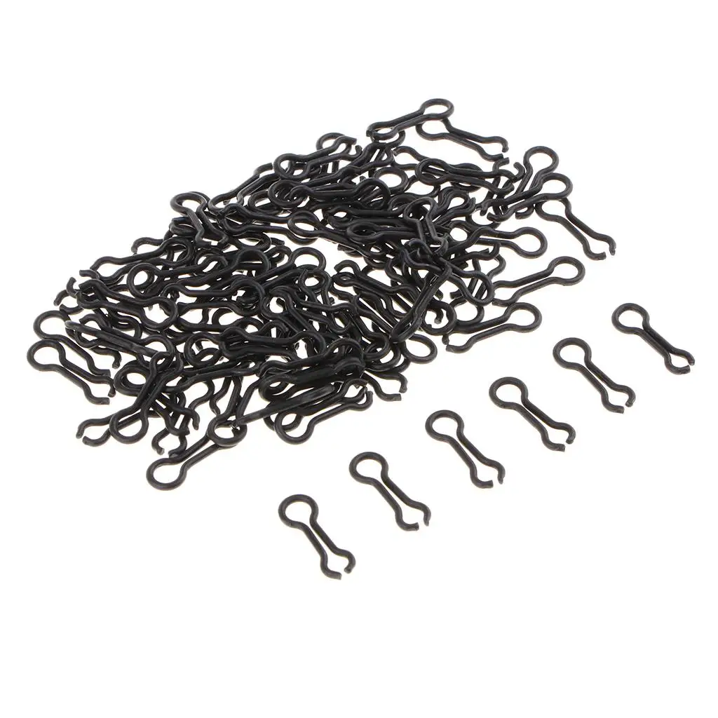 100pcs Count Size S / L Fishing Sinker Eyes - Eyelets for Lead Weight Molds