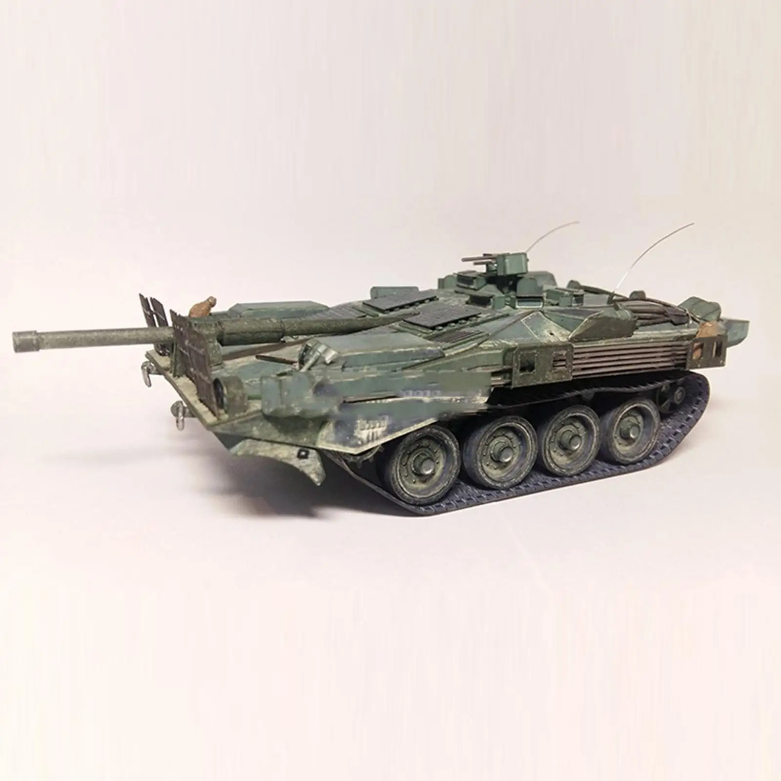 1/35 Tank Model Decor DIY Assemble Toy Paper Model for Gifts Children Adults