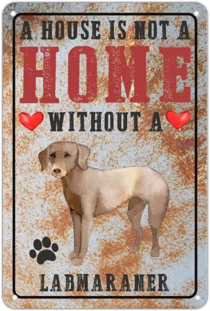 Spitz Dog Metal Sign Welcome Sign Dog Wall Art Vintage