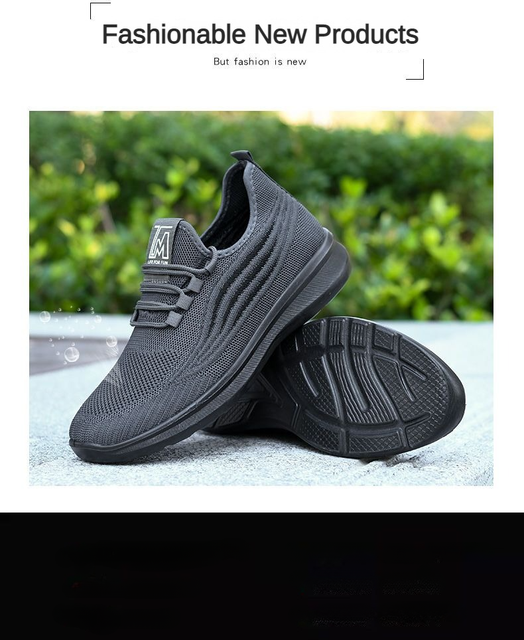 Zapatillas deportivas informales para Hombre, zapatos deportivos con suela  duradera, a la moda, de malla transpirable, novedad de 2023 - AliExpress