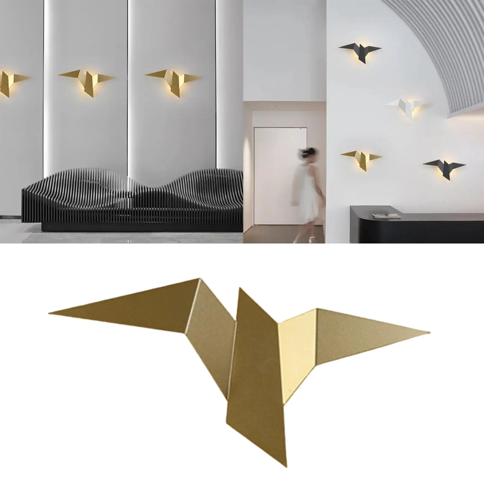 LED Flying Bird Wall Lamp Wall Light Lighting Fixtures for Bedroom Decor