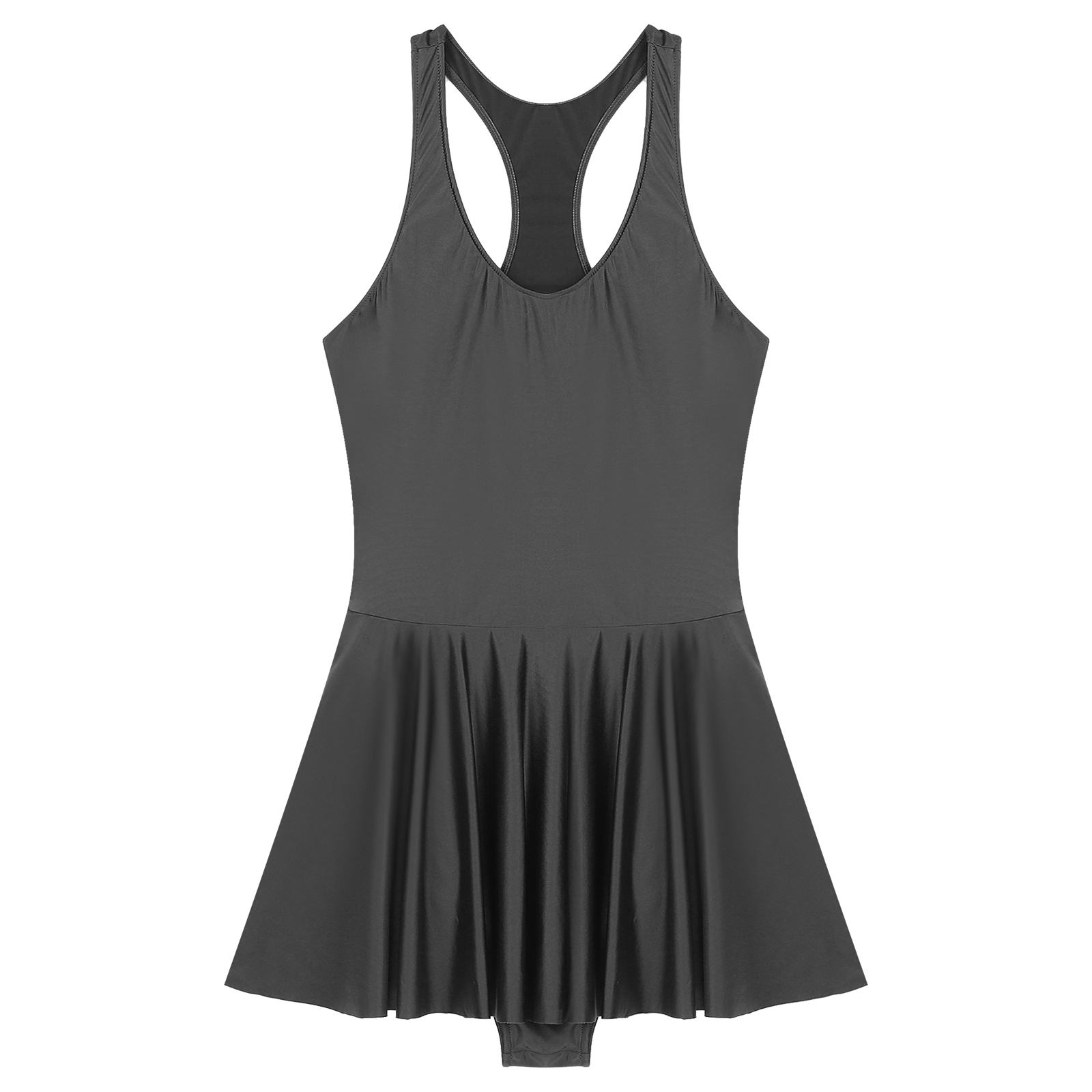 U Neck, Roupas Esportivas, Vestidos Atléticos, Collant Monocromático, 1 Pc