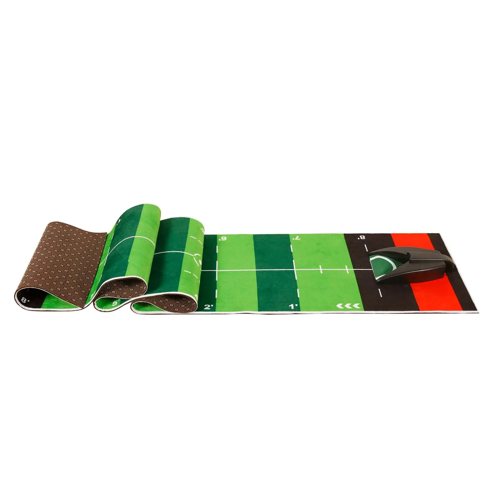 Golf Putting Mat with Ball Return Blanket Exerciser Putting Training Aid Golf Putting Trainer for Amateurs Golf Accessories