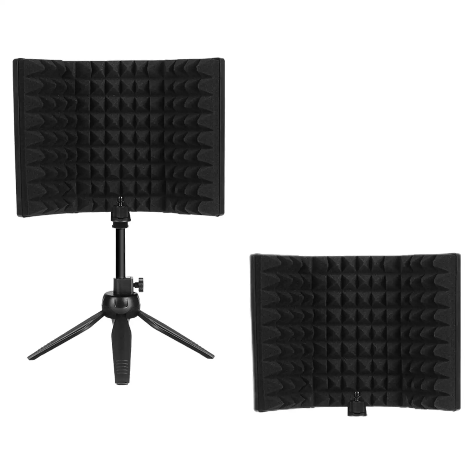 Microphone Isolation Shield Studio Recording Mic Sound Dampening Foam Reflector for Vocals