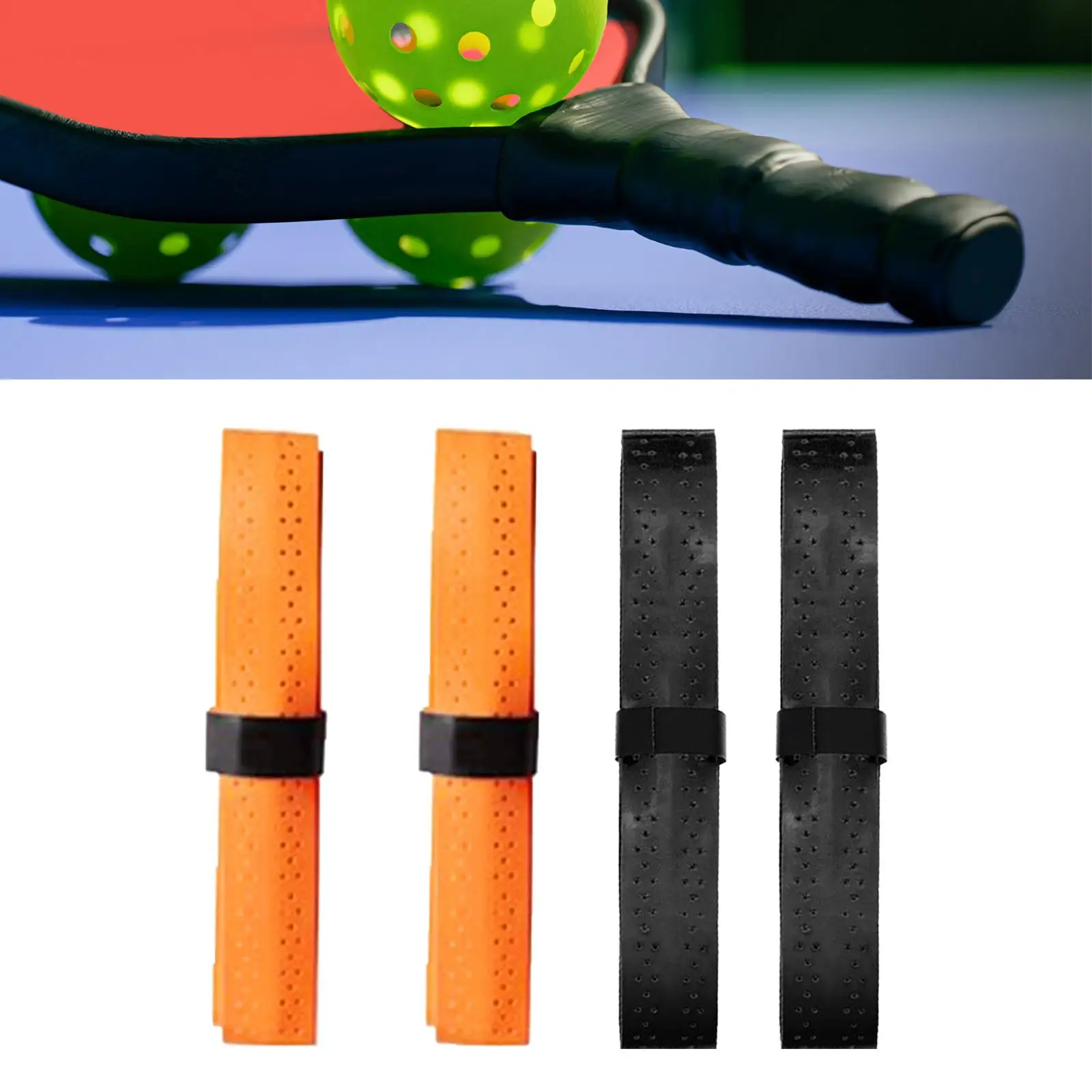 Pickleball Racket Wrap, Pickleball Overgrip, Moisture Wicking PU Tape Tennis Racquet Grip Replace Grip Tape for Tennis