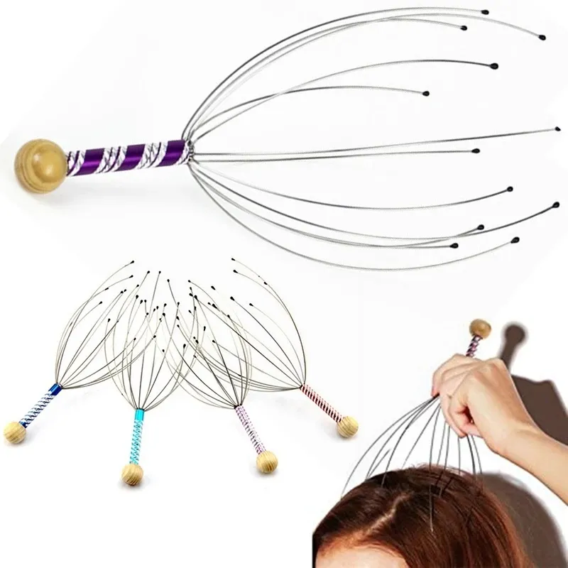 Best of Octopus Head Massager Scalp Massager Relaxation Relief Body Massager Remove Muscle Tension Tiredness Metal Head Relax Massager Reviews & Tips