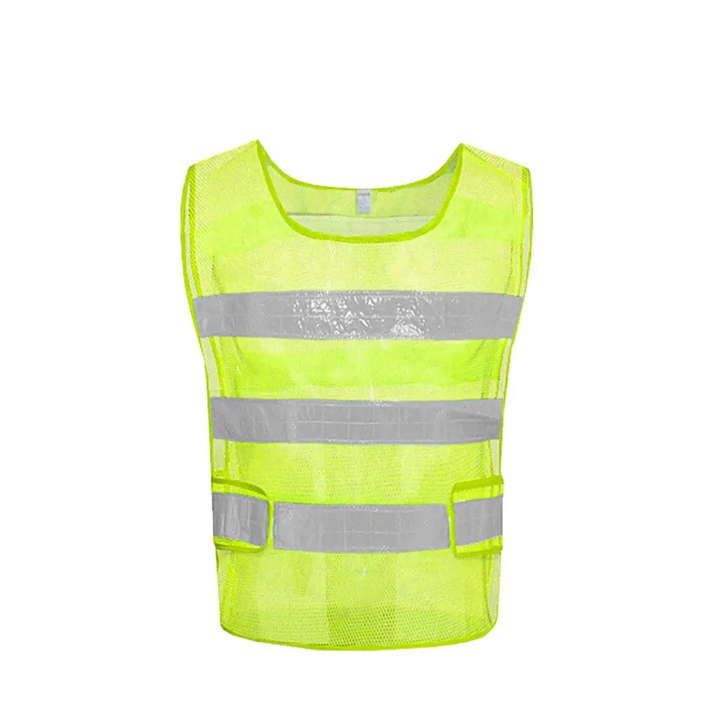 size Reflective Vest High Visibility Workwear Reflective Waistcoat Kids