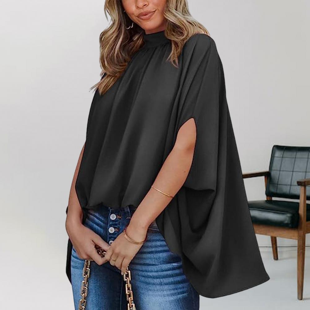 Solta Oversized Senhora Do Escritório Verão Pullover