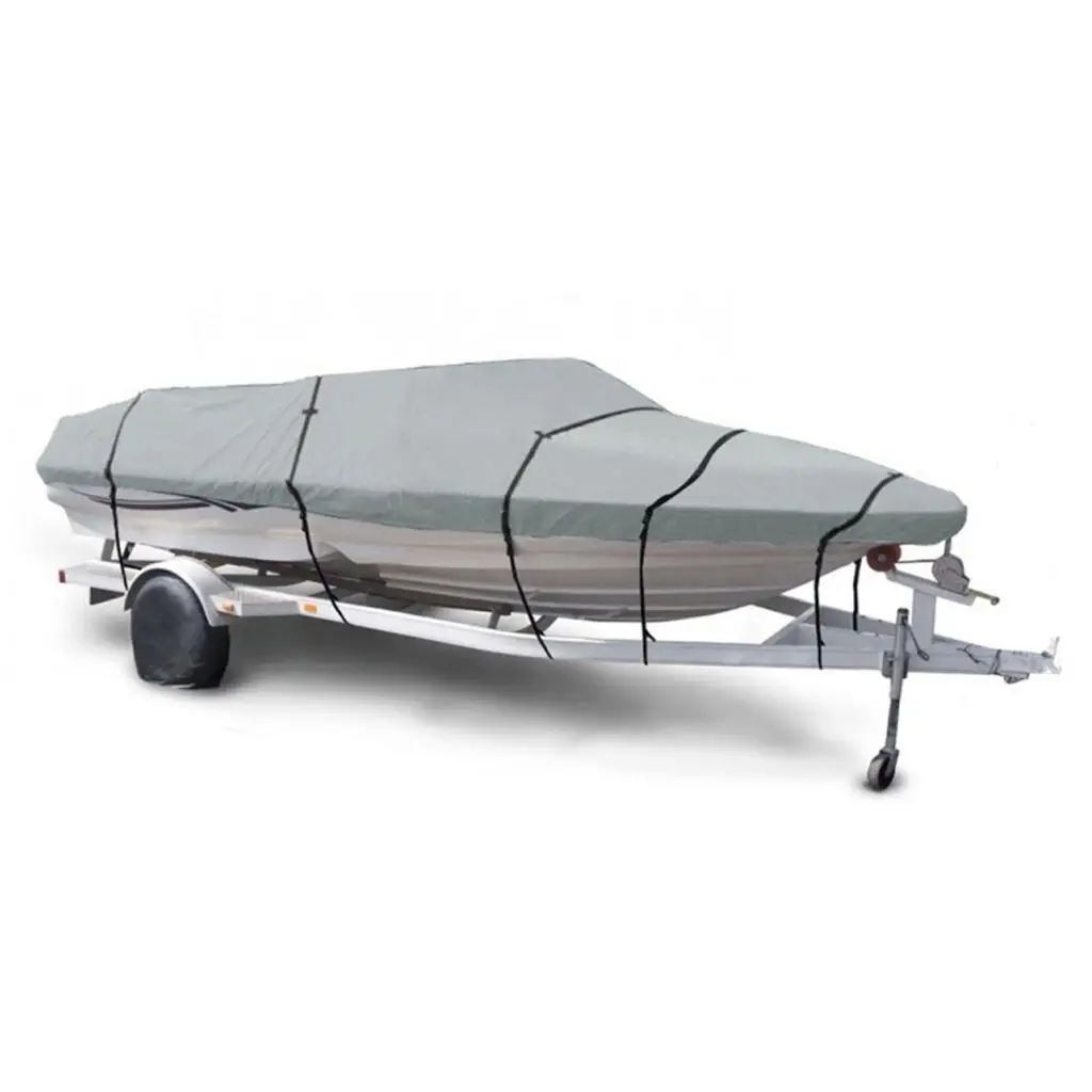 11-13FT Heavy Duty Speedboat  Waterproof  Trailerable Boat Covers