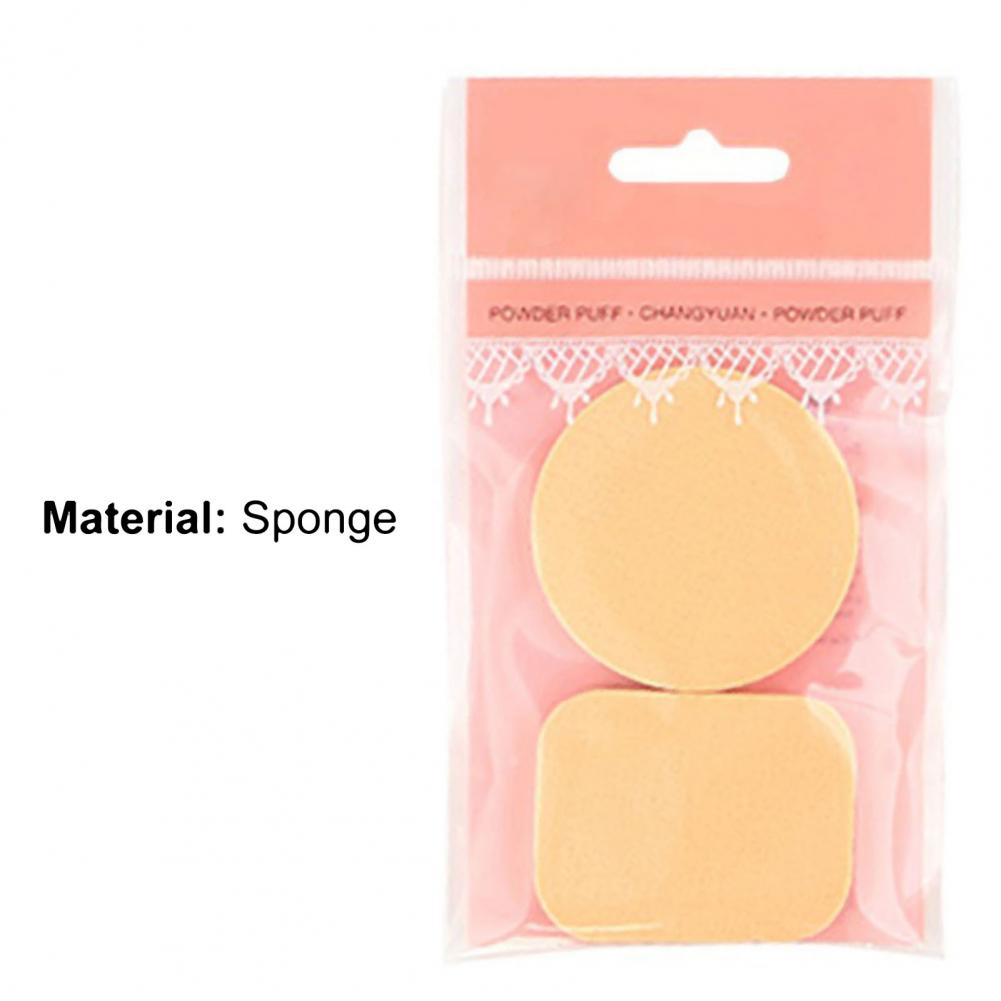 Set Facial Powder Foundation Puff Professional Round Shape Portable Soft Cosmetic Puff Makeup Foundation Sponge Beauty