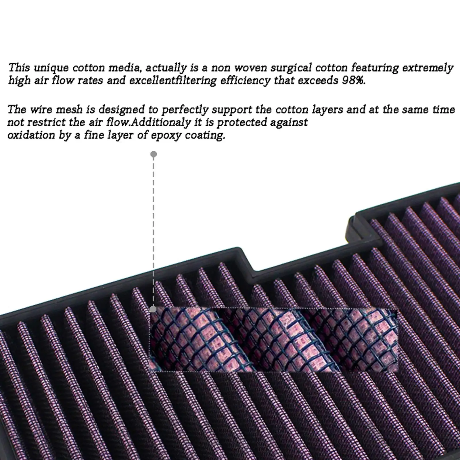 Motorbike Air Filter Intake Easy to Install Motorcycle Parts Replaces Durable